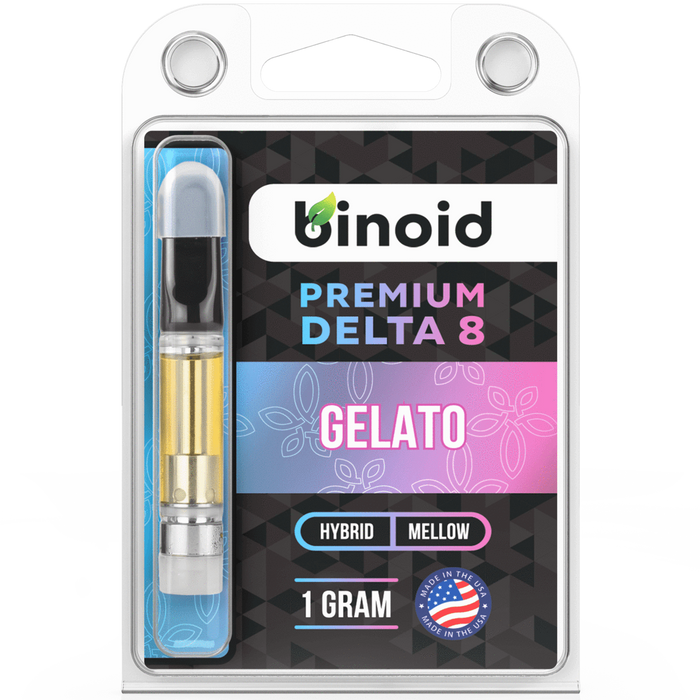 Binoid - Delta 8 Vape - Vape Cartridge - Gelato