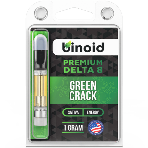 Binoid - Delta 8 Vape - Vape Cartridge - Green Crack