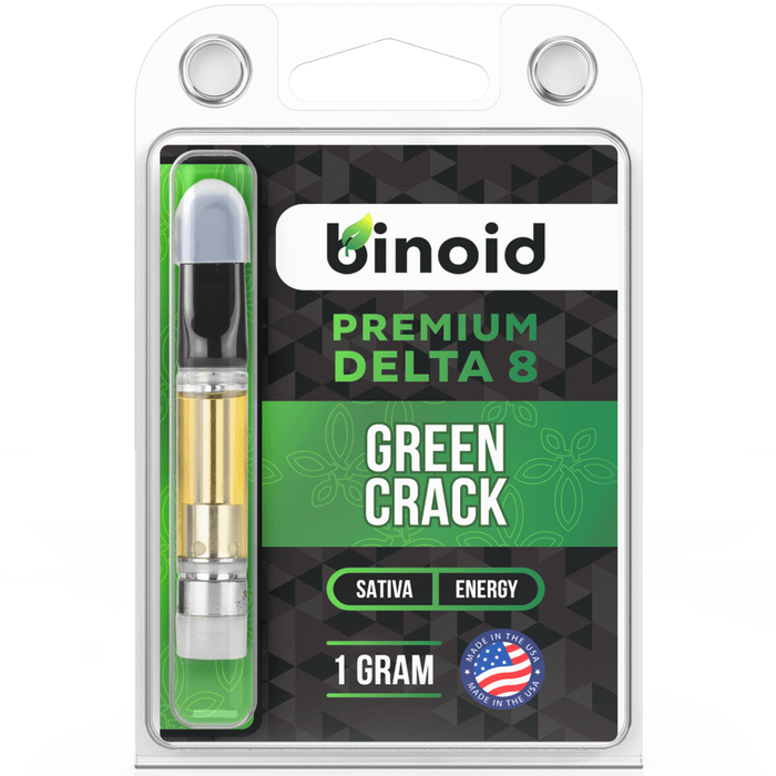 Binoid - Delta 8 Vape - Vape Cartridge - Green Crack