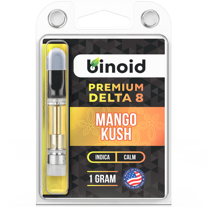 Binoid - Delta 8 Vape - Vape Cartridge - Mango Kush