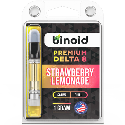 Binoid - Delta 8 Vape - Vape Cartridge - Strawberry Lemonade