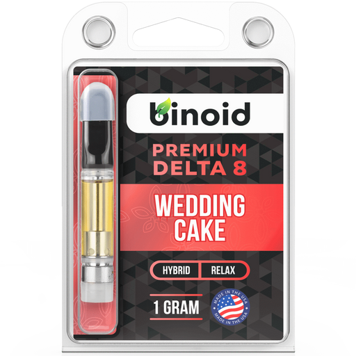 Binoid - Delta 8 Vape - Vape Cartridge - Wedding Cake