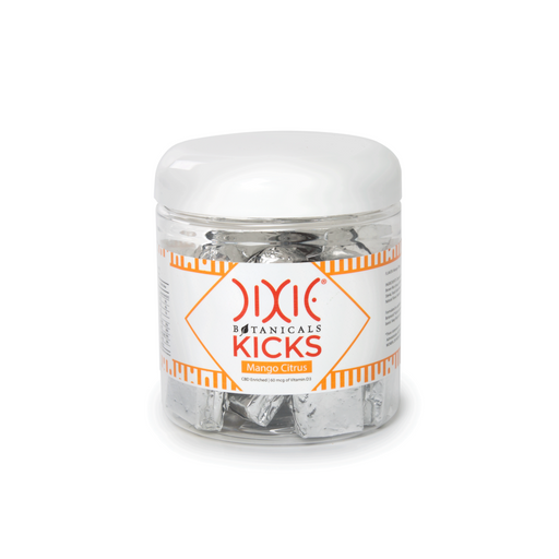 Dixie Botanicals - CBD Edible - Kicks Mango Citrus Chews - 5mg