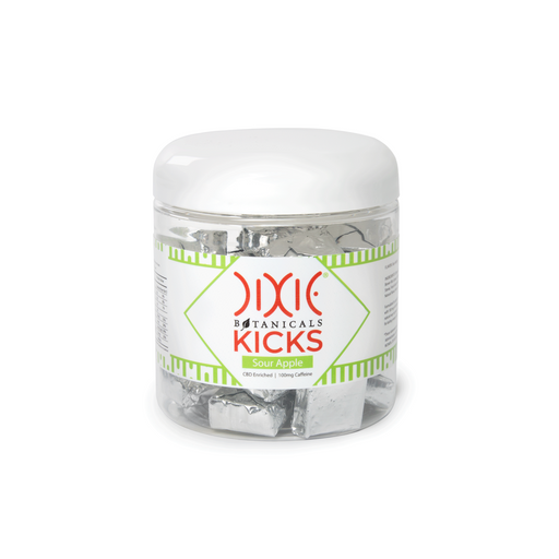 Dixie Botanicals - CBD Edible - Kicks Sour Apple Chews - 5mg
