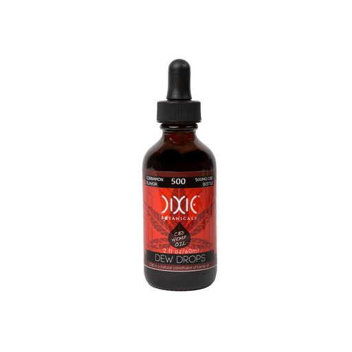 Dixie Botanicals - CBD Tincture - Cinnamon 2oz Dew Drops - 500mg