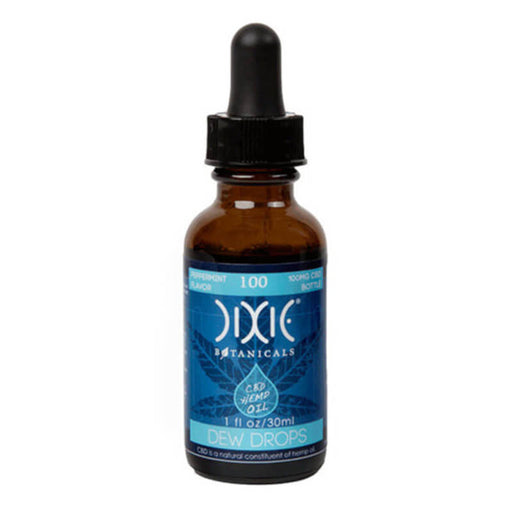 Dixie Botanicals - CBD Tincture - Peppermint 1oz Dew Drops - 100mg