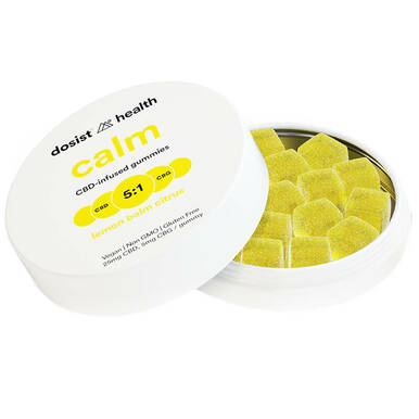 Dosist - CBD Edible - Calm CBD:CBG Lemon Balm Citrus Gummies - 25mg - 30 Count Tin