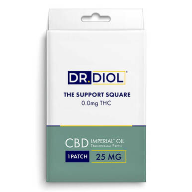 Dr. Diol - CBD Topical - The Support Square Transdermal Patch - 25mg