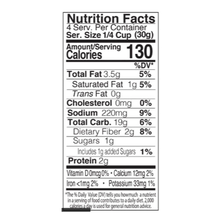 Fixx - CBD Edible - BBQ Corn Nuggets - 100mg - Nutrition Facts