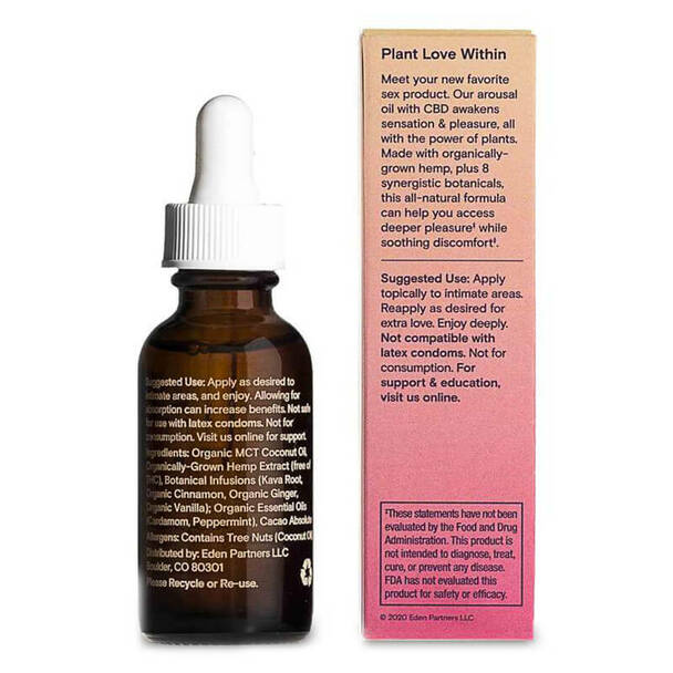 Foria Wellness - CBD Topical - Awaken Arousal Oil - 30mg - Back