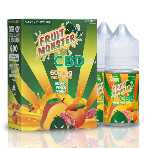 Fruit Monster CBD - CBD Vape - Mango Peach Guava - 600mg-2400mg