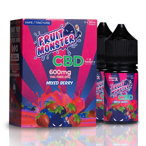 Fruit Monster CBD - CBD Vape - Mixed Berry - 600mg-2400mg