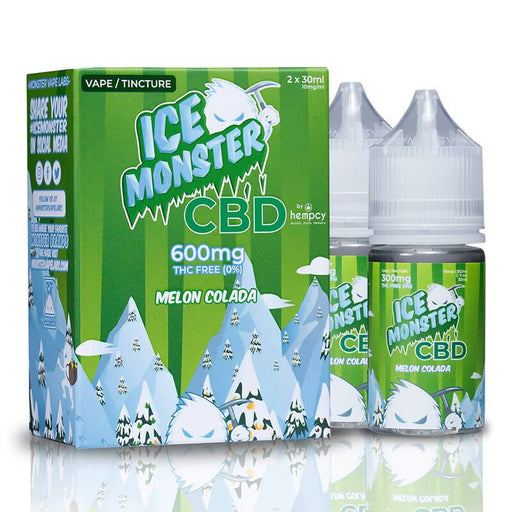 Ice Monster CBD - CBD Vape - Melon Colada - 600mg-2400mg