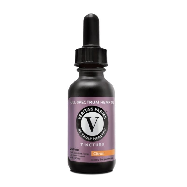 Veritas Farms - CBD Tincture - Full Spectrum Citrus - 250mg-2000mg