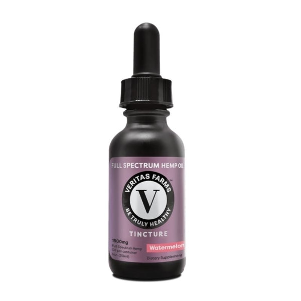 Veritas Farms - CBD Tincture - Full Spectrum Watermelon - 250mg-2000mg