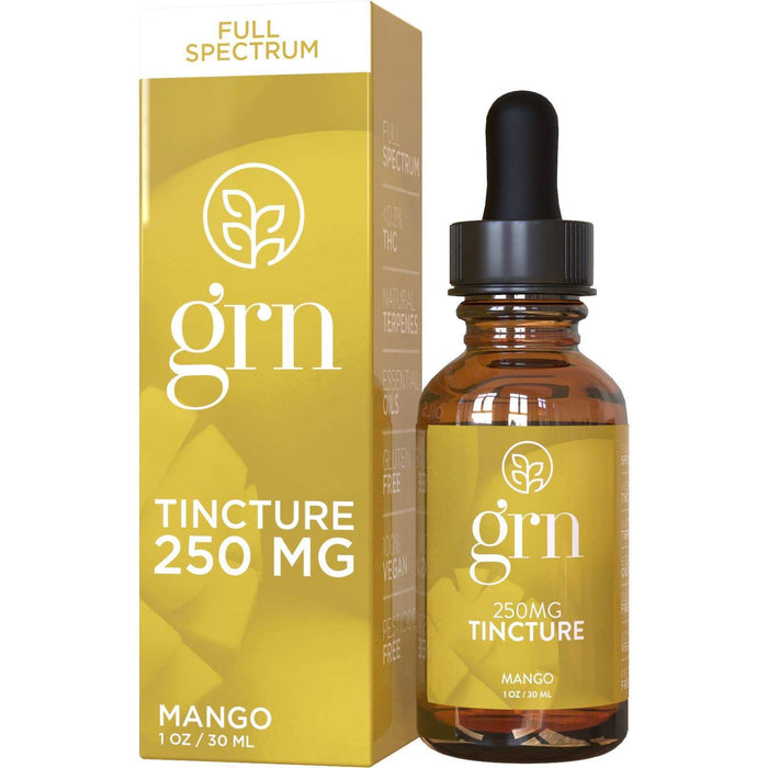 GRN CBD - CBD Tincture - Full Spectrum Mango - 250mg