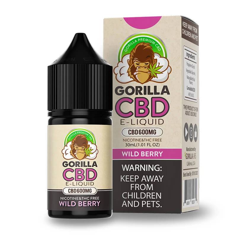 Gorilla CBD - CBD Vape Juice - Wild Berry