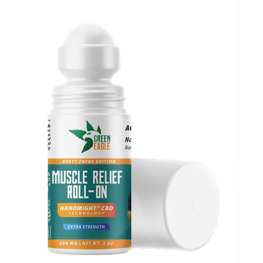 Green Eagle - CBD Topical - Broad Spectrum Muscle Relief Roll-On - 500mg-1000mg
