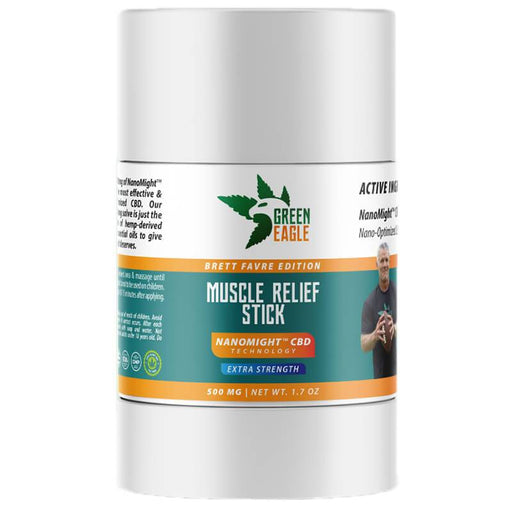 Green Eagle - CBD Topical - Broad Spectrum Muscle Relief Stick - 500mg