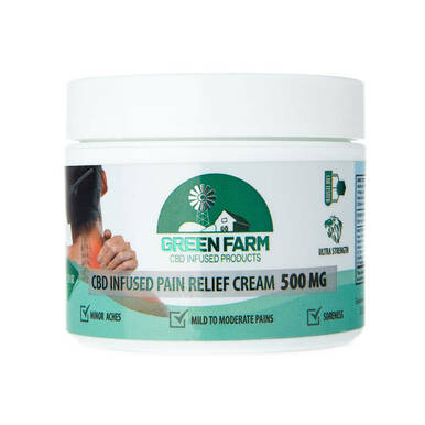 Green Farm - CBD Topical - Pain Relief Cream - 500mg