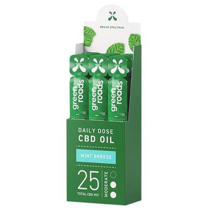 Green Roads - CBD Tincture - Mint Breeze Daily Dose Broad Spectrum Oil - 25mg - 2