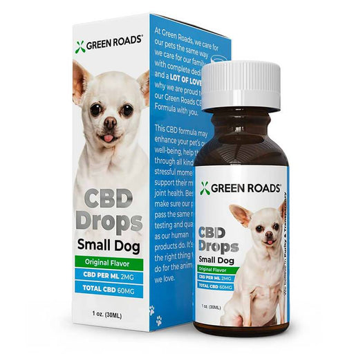 Green Roads - CBD Pet Tincture - CBD Drops Dog Formula - 60mg-600mg