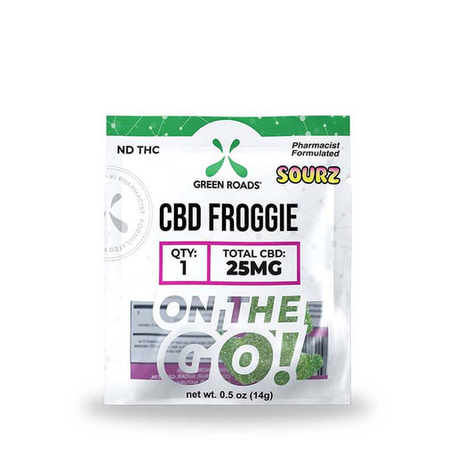 Green Roads - CBD Edible - Froggies SOURZ OTG - 25mg