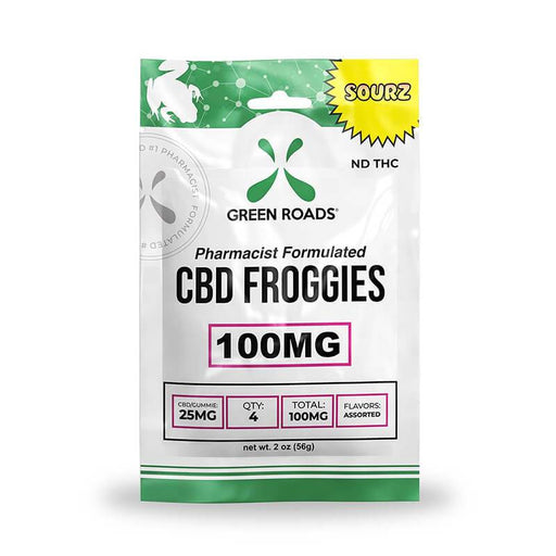 Green Roads - CBD Edible - Froggies SOURZ - 100mg