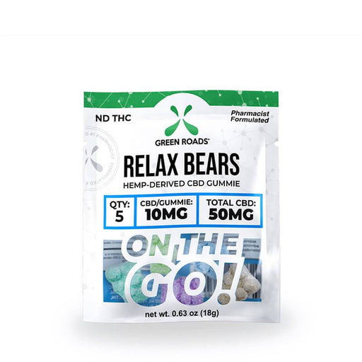 Green Roads - CBD Edible - Relax Bears OTG - 50mg