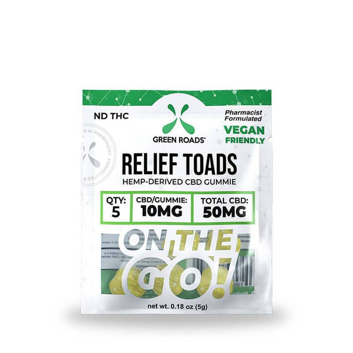 Green Roads - CBD Edible - Relief Toads OTG - 50mg