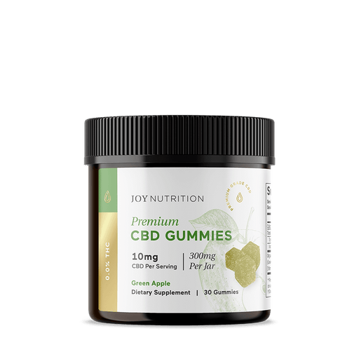Joy Organics - CBD Edible - Green Apple CBD Gummies - 300mg