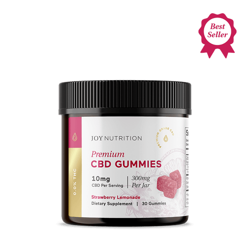 Joy Organics - CBD Edible - Strawberry Lemonade CBD Gummies - 300mg