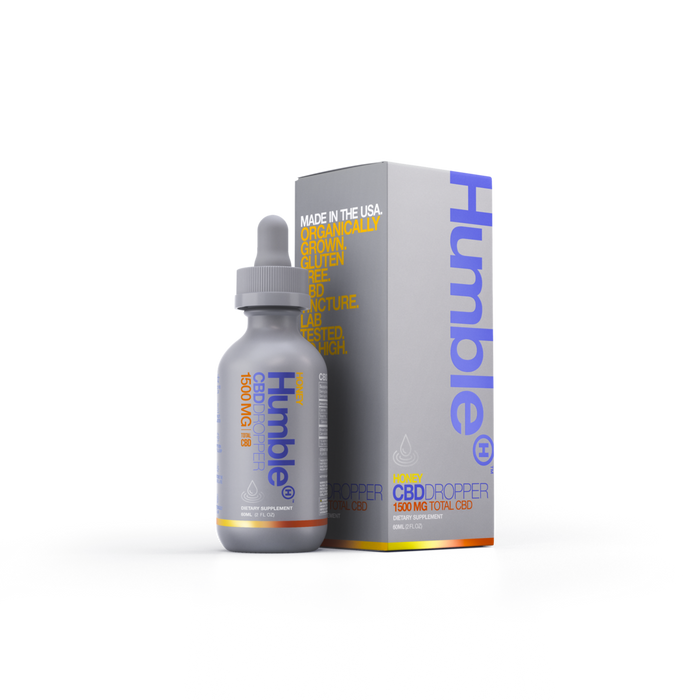 Humble CBD - CBD Tincture - Honey Dropper - 1500mg