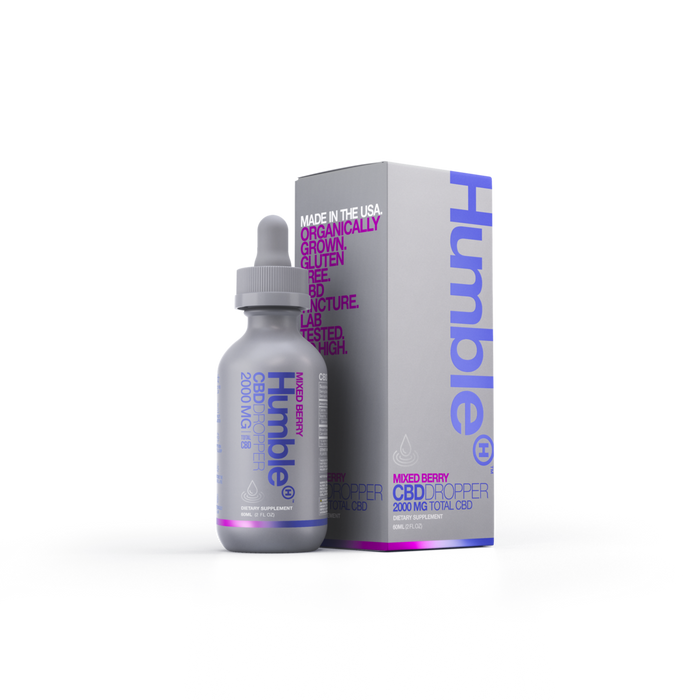 Humble CBD - CBD Tincture - Mixed Berry - 2000mg