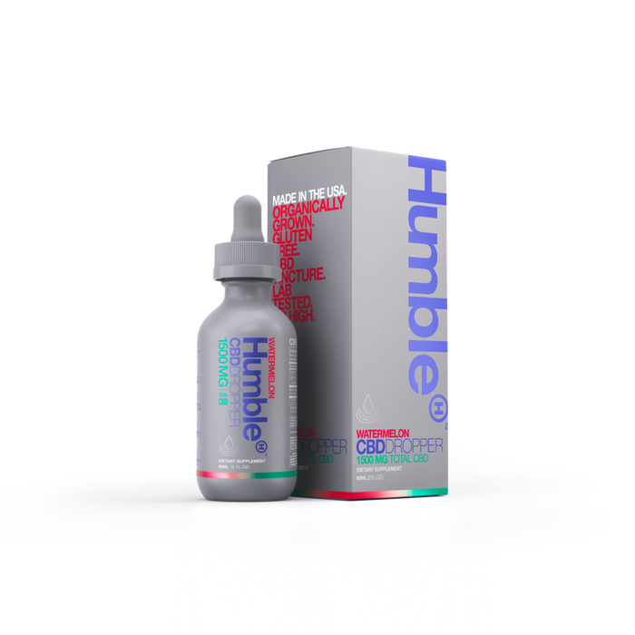 Humble CBD - CBD Tincture - Watermelon Dropper - 1500mg