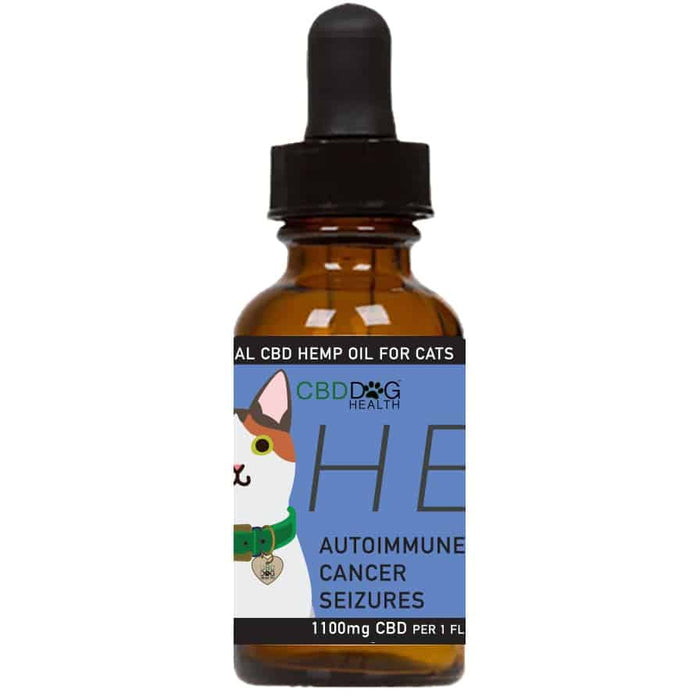 CBD DOG Health - CBD Pet Tincture - HEAL for Cats - 1100mg