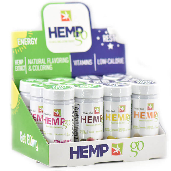 HEMPgo - CBD Drink - Day/Night 12 Pack - 100mg