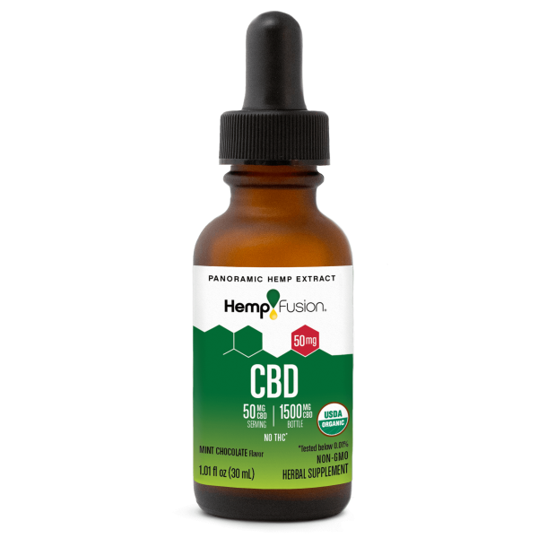 HempFusion - CBD Tincture - CBD Oil - 1500mg