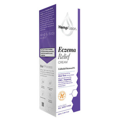 HempFusion - CBD Topical - Eczema Relief Cream - 100mg