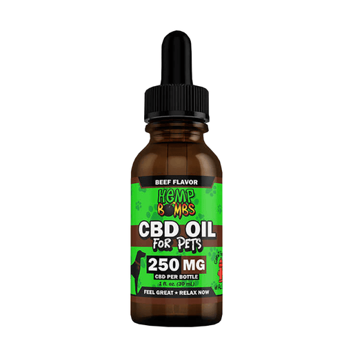 Hemp Bombs - CBD Pet Tincture - Beef Flavor - 250mg-1000mg