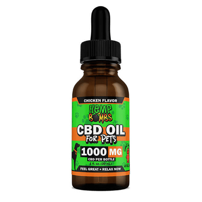 Hemp Bombs - CBD Pet Tincture - Chicken Flavor - 250mg-1000mg