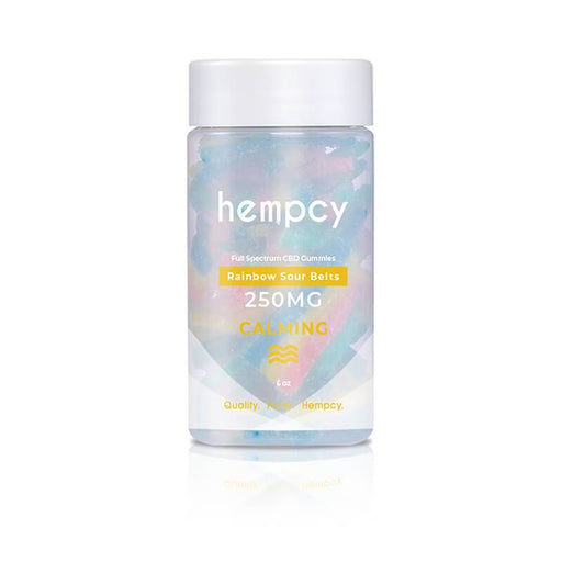 Hempcy - CBD Edible - Rainbow Sour Belt Gummies - 250mg-1000mg