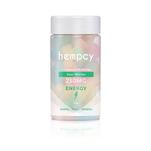 Hempcy - CBD Edible - Sour Worm Gummies - 250mg-1000mg