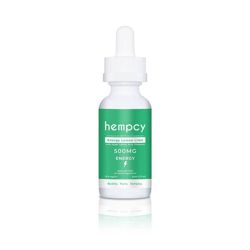 Hempcy - CBD Tincture - Energy Lemon Lime - 500mg-3000mg