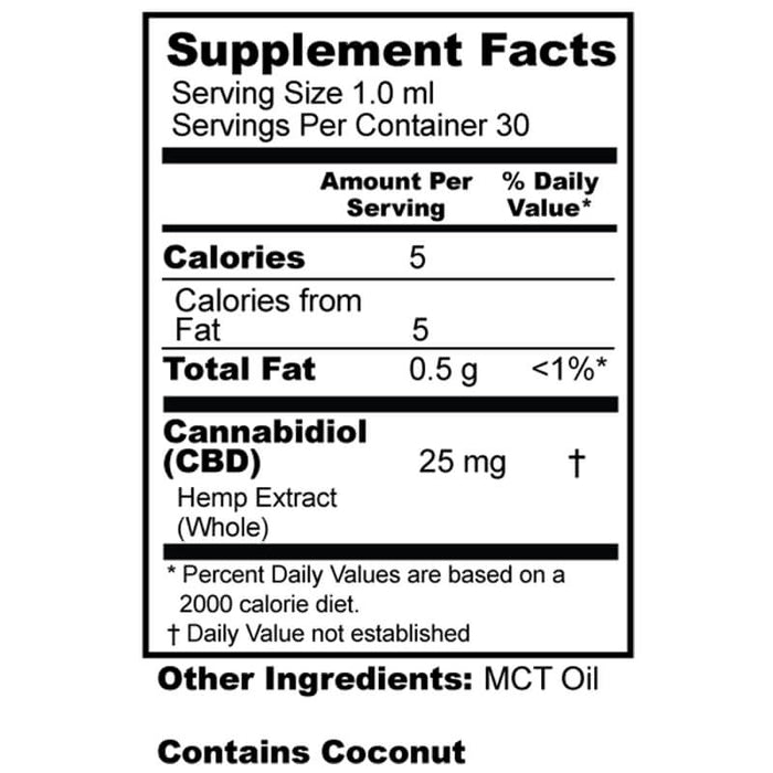 Heritage Hemp - CBD Tincture - Unflavored - 300mg-1500mg