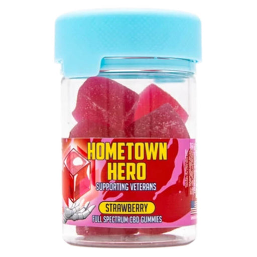 Hometown Hero - CBD Edible - Full Spectrum Strawberry Gummies - 250mg