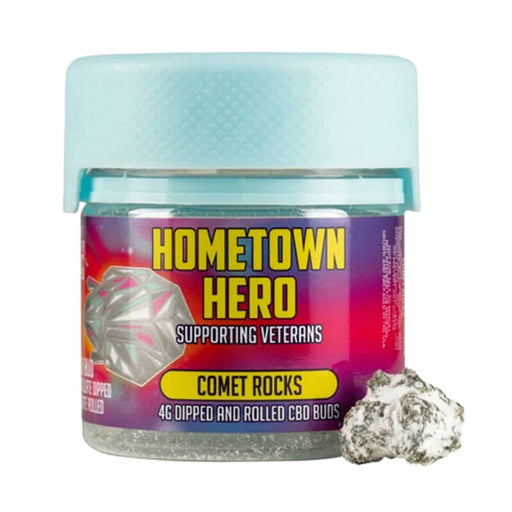 Hometown Hero - CBD Flower - Isolate Dipped Comet Rocks - 4g