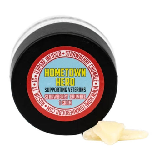 Hometown Hero - CBD Concentrate - Strawberry Crumble Isolate - 1g