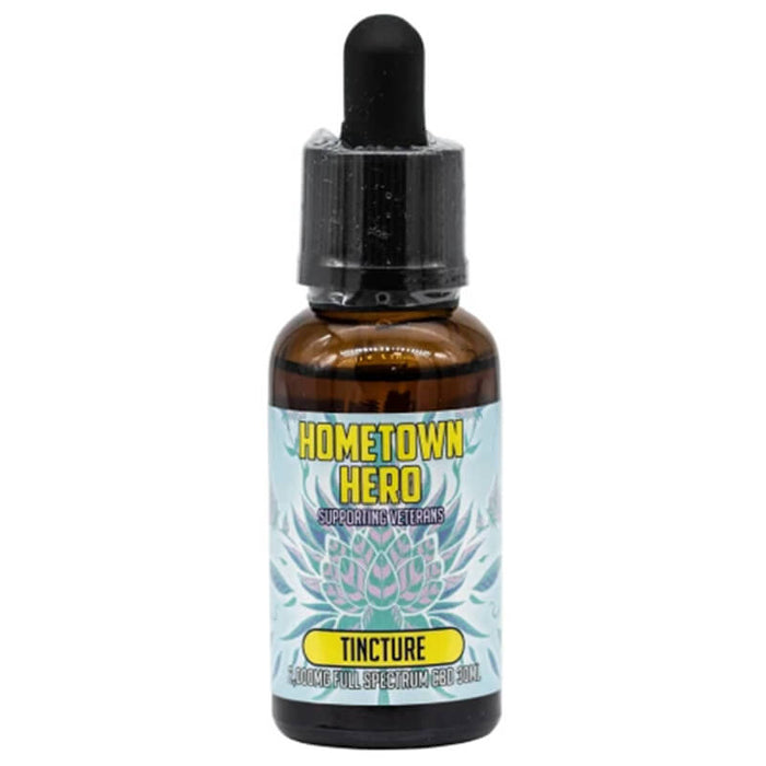 Hometown Hero - CBD Tincture - Full Spectrum Natural - 1000mg-2000mg