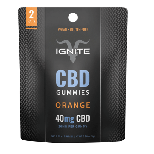 Ignite CBD - CBD Edible - Isolate Gummies Orange - 20mg